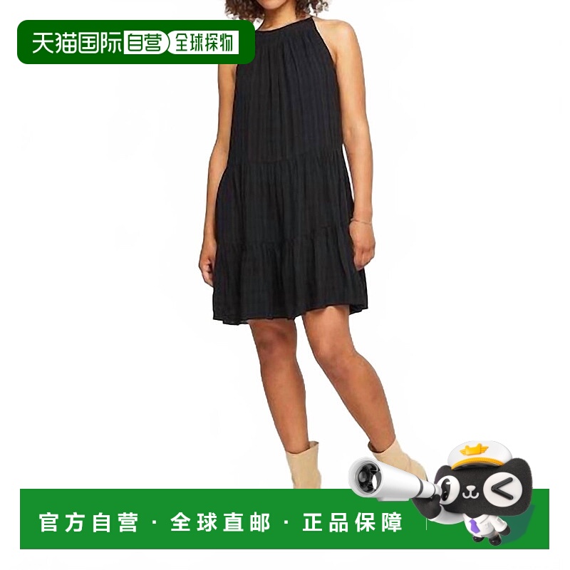 自营gentle fawnEmpire Mini Dress In Black - black 美国奥莱直