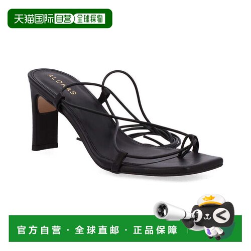 自营 ALOHAS Bellini皮革凉鞋-黑色 美国奥莱直发新款高跟单鞋
