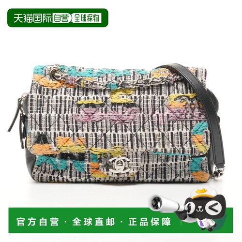 自营Chanel Wool Tweed Shoulder Bag (Pre-Owned) - multi-color