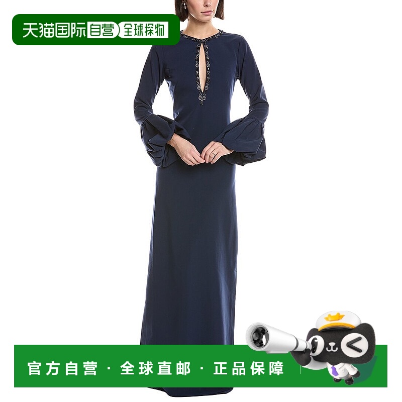 自营Marchesa Notte Gown - navy 美国奥莱直发