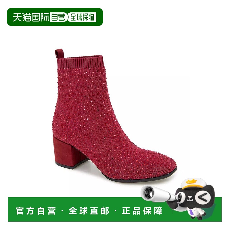 【美国直邮】Kenneth Cole Reaction 女士 Rida 弹力珠宝短靴 时