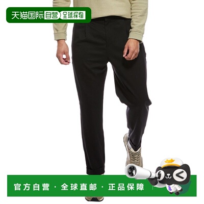 自营Reiss Brighton Casual Trouser - black 美国奥莱直发