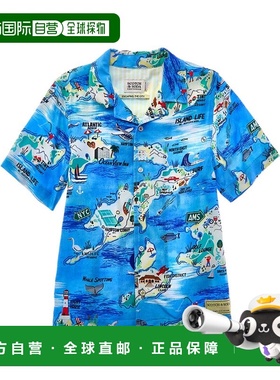 自营Scotch & Soda All-Over Printed T-Shirt - blue 美国奥莱直