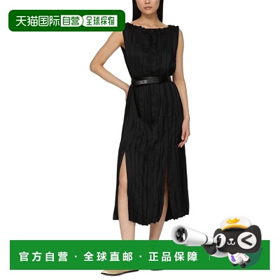 自营Lafayette 148 New York Self Paneled Dress - black 美国奥