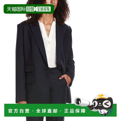 自营 A.L.C. Mavis 羊毛混纺夹克 - 海军蓝 美国奥莱直发