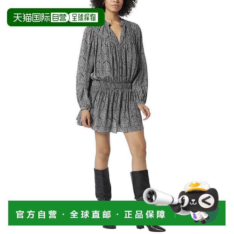 自营 Joie Essex 真丝迷你连衣裙 - 黑色 美国奥莱直发