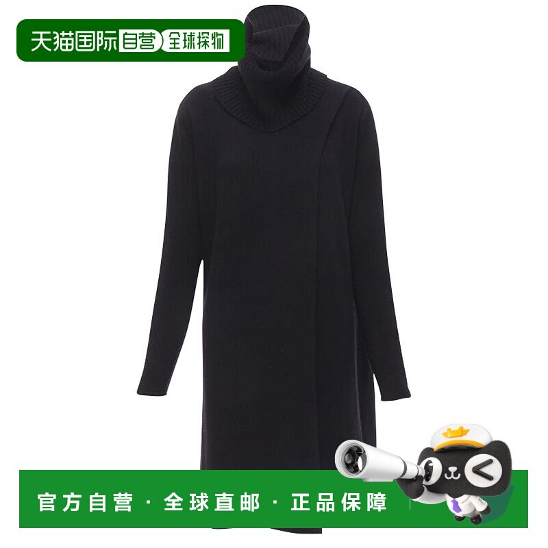 自营 The Row Kirsi羊绒高领毛衣束腰外衣-黑色 美国奥莱直发