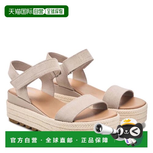 自营Sorel Cameron凉鞋女士碎粘土绒面革扁平形ZOGG3854 espair-