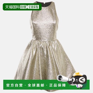 自营Alice + Olivia Metallic Brocade Sleeveless Mini Dress -