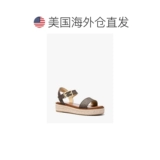 Босоножки на платформе с логотипом Michael Kors Richer, коричневый, прямые волосы, американский аутлет
