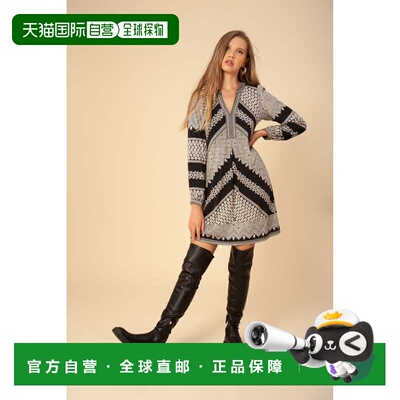 自营hale bobPosy Jersey Dress *beaded* - black 美国奥莱直发
