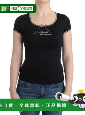 自营Roberto Cavalli Elastane Women's Top - black 美国奥莱直