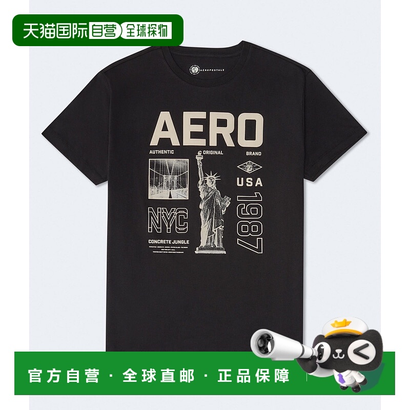 自营Aeropostale Nyc Usa Graphic Tee - black 7 美国奥莱直发