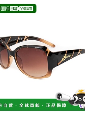 自营Guess Injected Women's Sunglasses - brown 美国奥莱直发