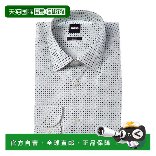 自营BOSS Hugo Boss Hank Kent衬衫-绿色 美国奥莱直发