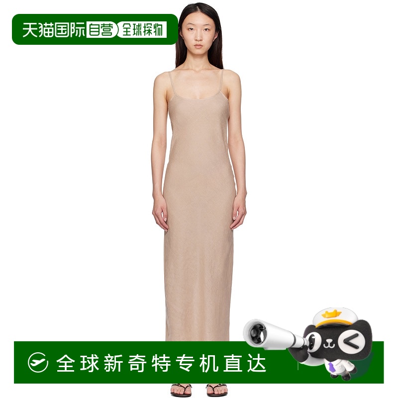 1h可退 香港直邮潮奢 Baserange 女士 驼色 Dydine 连衣裙 DRDYLI