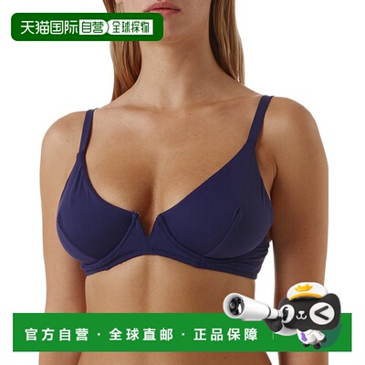 自营Melissa Odabash Palm Beach Bikini Top - navy 美国奥莱直
