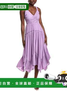 自营 Ramy Brook Cleo连衣裙-紫色 美国奥莱直发
