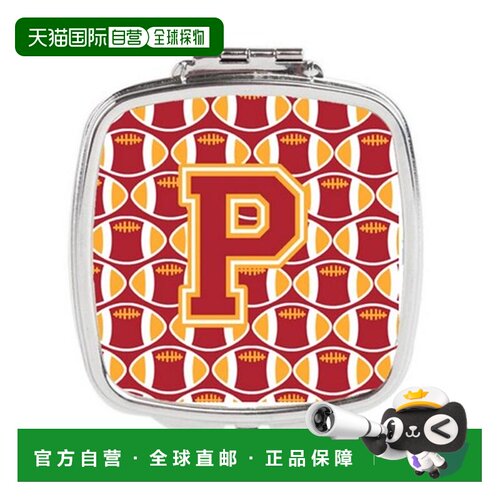 自营Carolines Treasures CJ1070-PSCM 字母 P 足球红衣主教正品