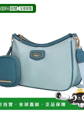 自营 mia k collectionFreya 2-Pc 斜挎包 - 浅蓝色-绿松石色 美