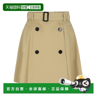 neutrals 自营burberry Skirt Cotton 美国奥莱直发 Quill