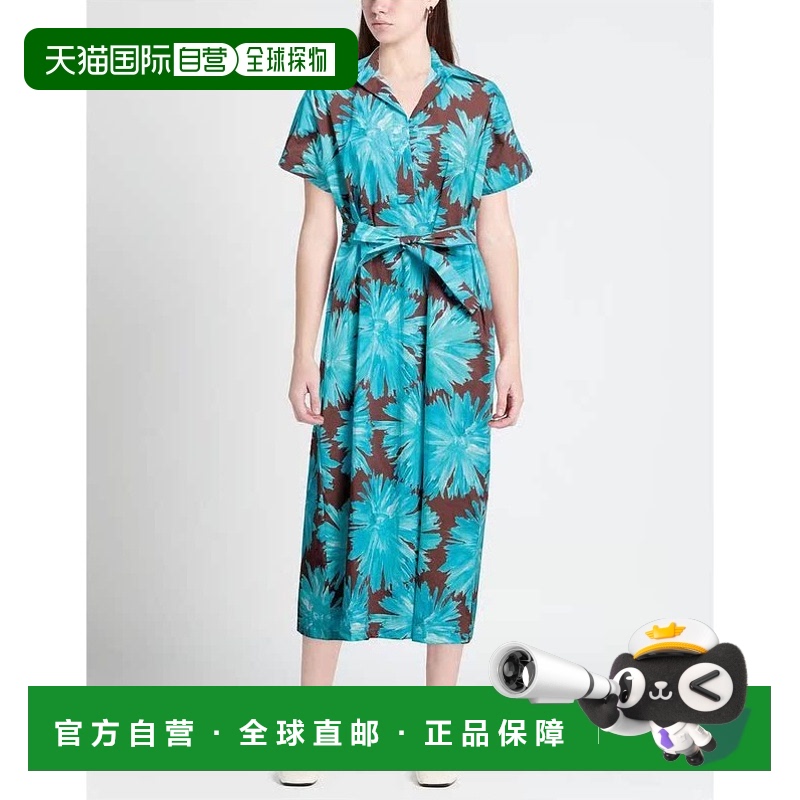 【美国直邮】liviana conti 女士 连衣裙印花长裙短袖