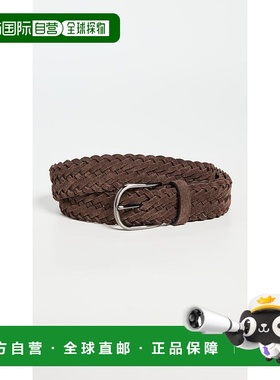 1h可退 【美国直邮】andersons 男士 腰带真皮编织新款