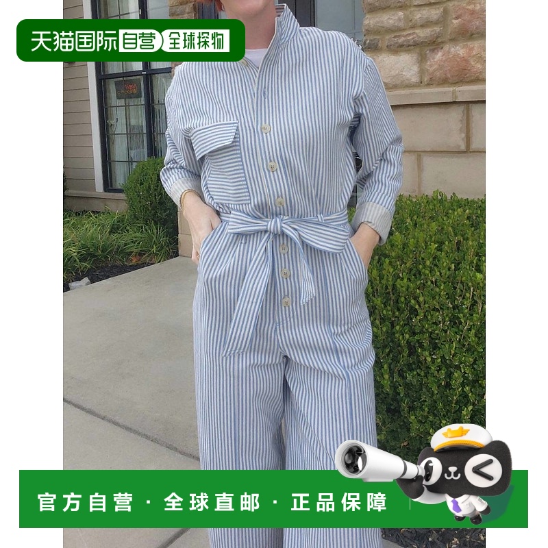 自营 frnch多米尼克连身裤蓝色/白色-蓝色/白色 美国奥莱直发