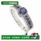 Suzy Levian Silver 自营 Sapphire Sterling Blue Diamond