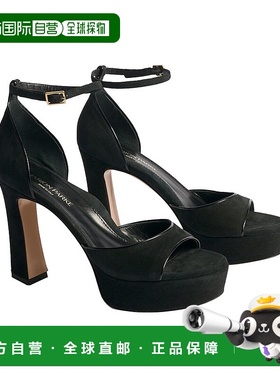 自营 Marion Parke Carolina Suede Platform - black 美国奥莱直