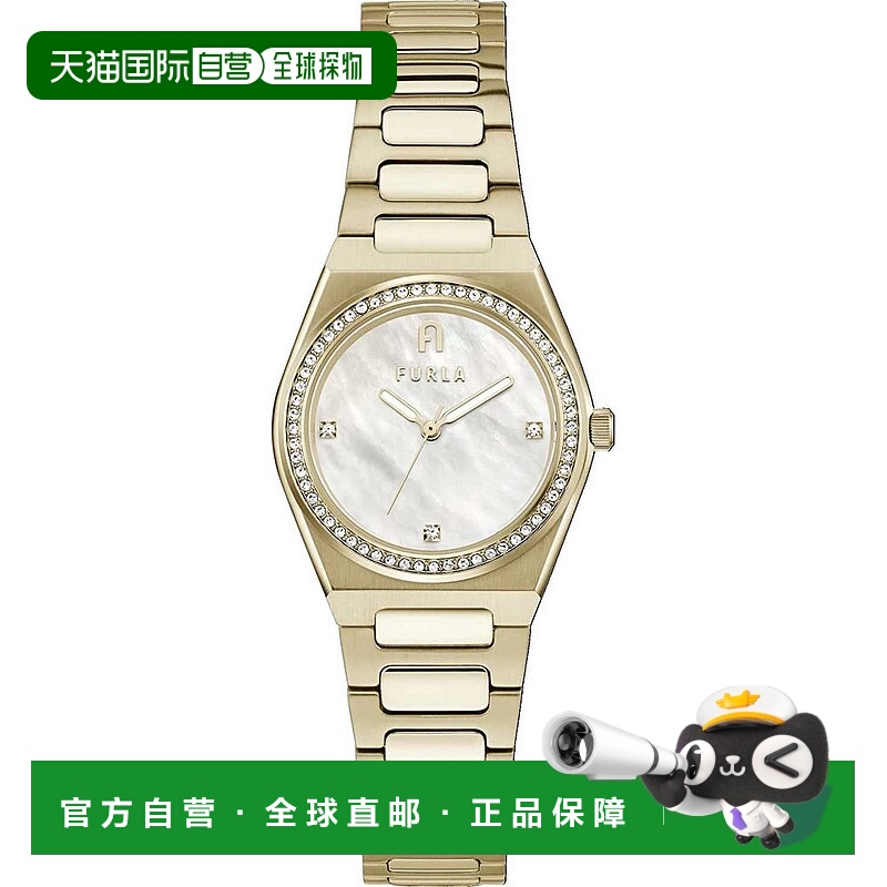 自营Furla Stainless Steel Dress Women's Watch - gold 美国奥