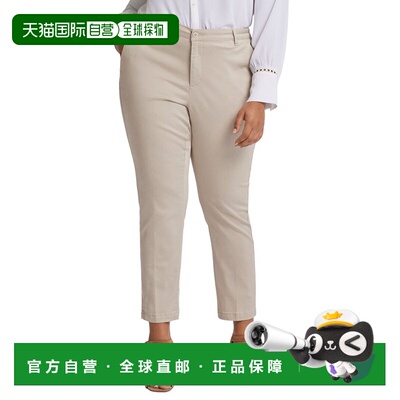 自营NYDJ Plus Sadie Feather Slim Jean - yellow 美国奥莱直发
