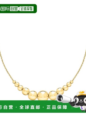 自营ross-simonsRoss Simons意大利18kt金镀银渐变珠链项链-18英