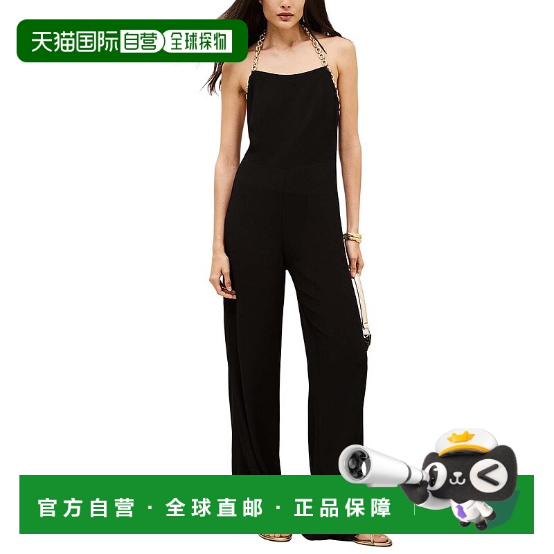 自营ba&sh巴什法拉连体衣-黑色 美国奥莱直发