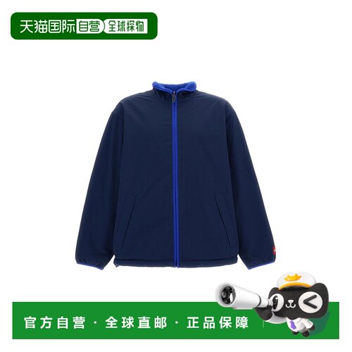 自营the north faceBlue Box Reversible Fleece Jacket - blue
