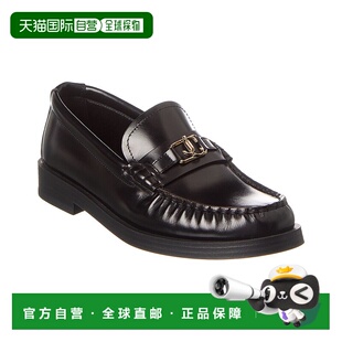 Addie 皮革乐福鞋 黑色 自营 单鞋 Choo 美国奥莱直发女鞋 Jimmy