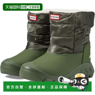 自营Hunter Intrepid Reflective Camo Snow Boots Toddler  Gree