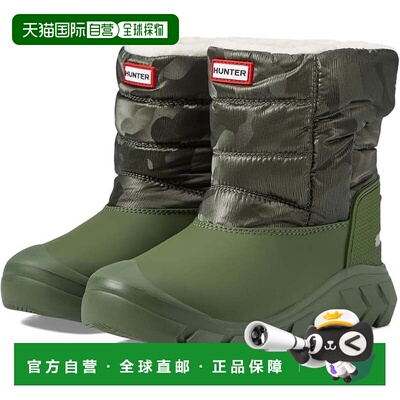 自营Hunter Intrepid Reflective Camo Snow Boots Toddler  Gree