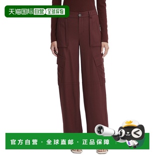 棕色 自营Vince 羊毛混纺裤 Raver 美国奥莱直发 法兰绒宽腿