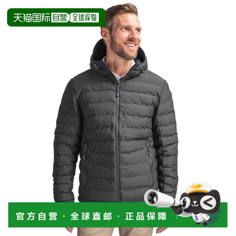 自营Cutter & Buck Mission Ridge Repreve Eco绝缘Mens河豚夹克-