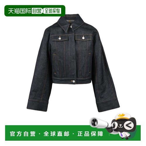 自营givenchy短款牛仔外套-夜蓝-黑 美国奥莱直发