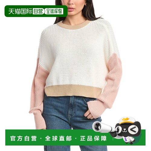 自营rd styleRD风格Rumer圆领套头衫-粉红色 美国奥莱直发