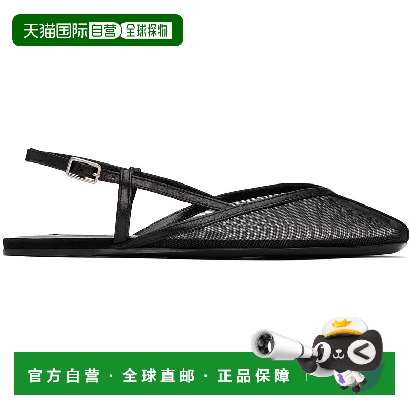 1h可退 香港直邮潮奢 Ami Paris 女士 黑色凉鞋 FSV807AW0076