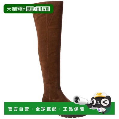 美国直邮Stuart Weitzman 女士麂皮靴子过膝靴女鞋进口拉链皮鞋