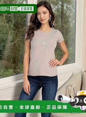 自营 guessCarlee 三角 T 恤 - moondust 美国直发短袖上衣女装