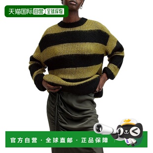 黑色橄榄色长袖 自营 Onyx毛衣女式 saintsAllsanctions 圆领GB all