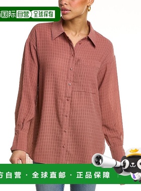 自营Ted Baker 纹理秋款衬衫 紫色 美国奥莱直发