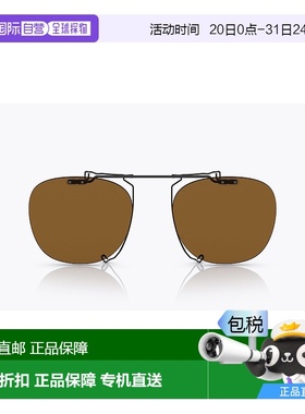 自营 Oliver Peoples Men's 48 mm Matte Black Clip-On Frames -