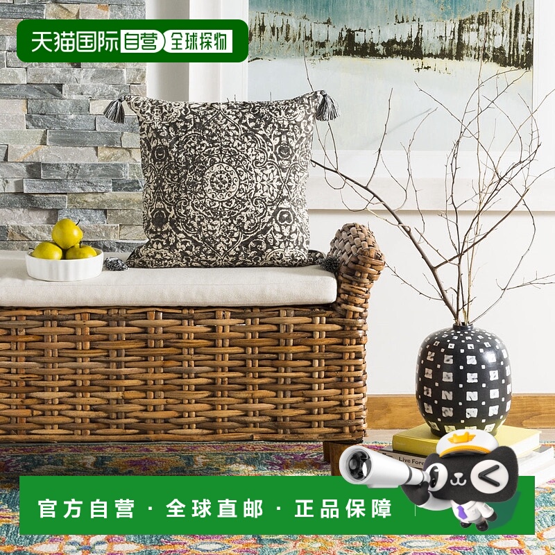 自营 Safavieh Sidonia 枕头 - 灰色 / 奶油色 美国奥莱直发