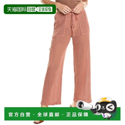 自营 Splendid Finley 钩针长裤 - 棕色 美国奥莱直发休闲裤